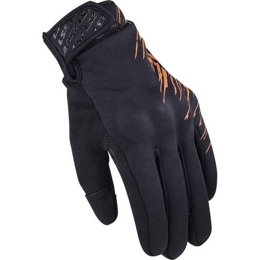 LS2 Jetman Waterproof Riding Gloves Orange