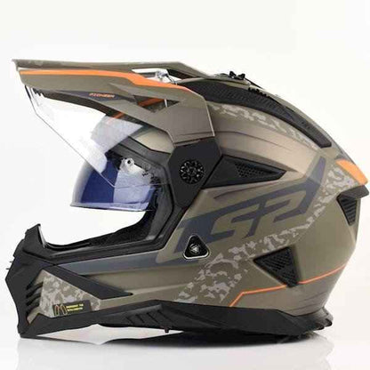 LS2 MX436 Pioneer II Devor Gloss Sand-06 Helmet
