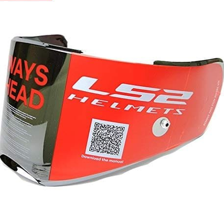 LS2 Spare Iridium Silver Visor For FF390 Helmets