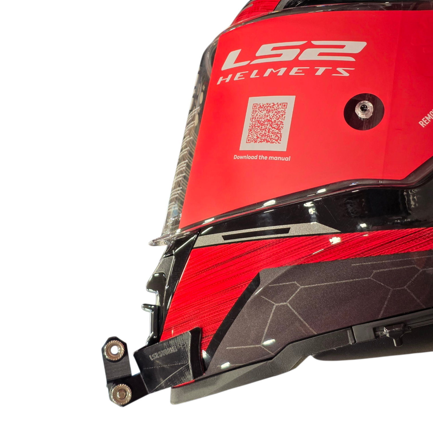 LS2 Storm 1 / 2 FF800 Helmet Chin Mount by Motovibe