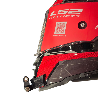 LS2 Storm 1 / 2 FF800 Helmet Chin Mount by Motovibe
