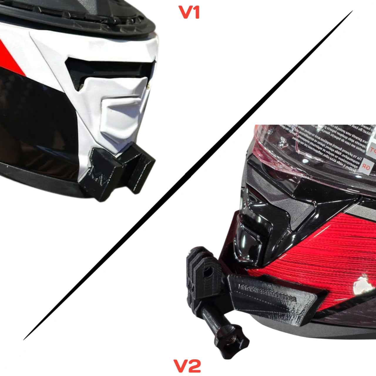 LS2 Storm 1 / 2 FF800 Helmet Chin Mount by Motovibe