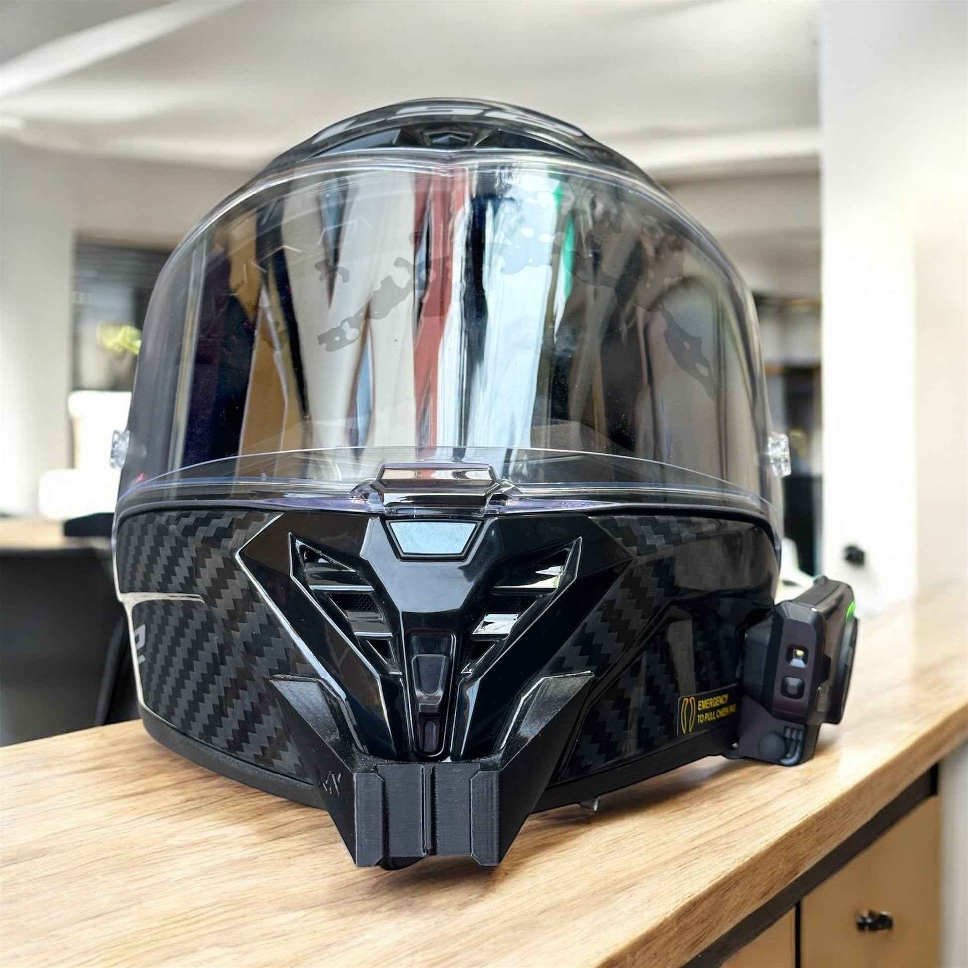 LS2 Thunder FF805 Helmet Chin Mount by Motovibe