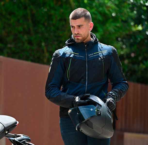 LS2 Zirconium Jacket Blue Black Yellow