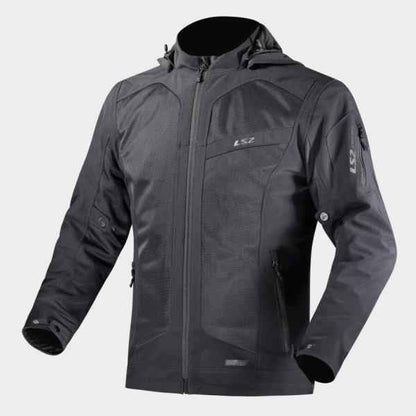 LS2 Bolton Air Man Black Jacket (CE Class A Certified)