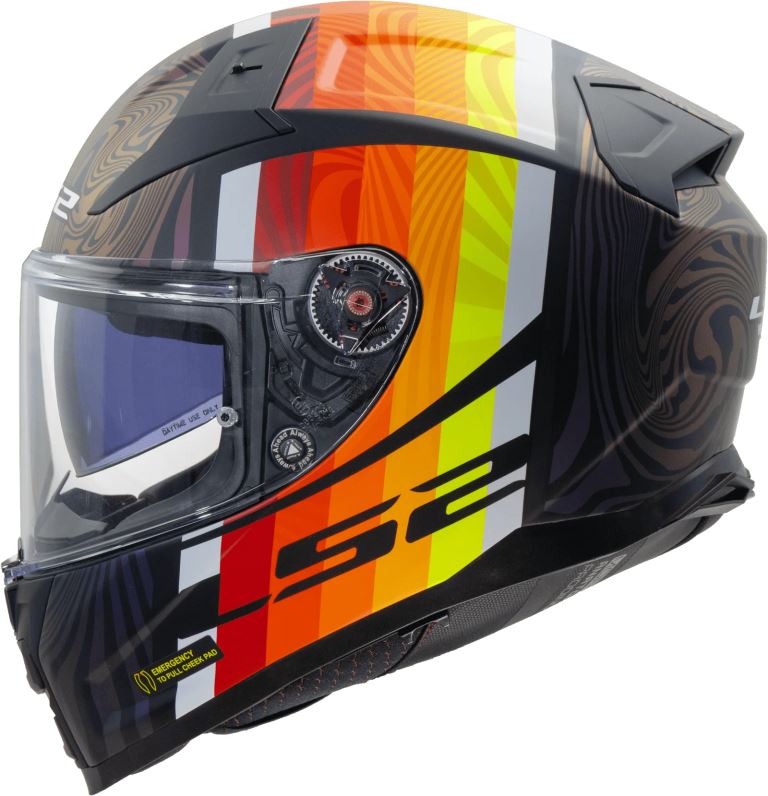 LS2 FF811 VECTOR II FREEDOM MATT BLACK CHAMELEON-06 HELMET