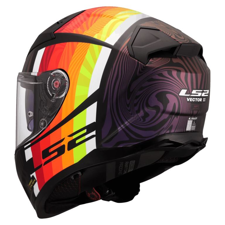 LS2 FF811 VECTOR II FREEDOM MATT BLACK CHAMELEON-06 HELMET