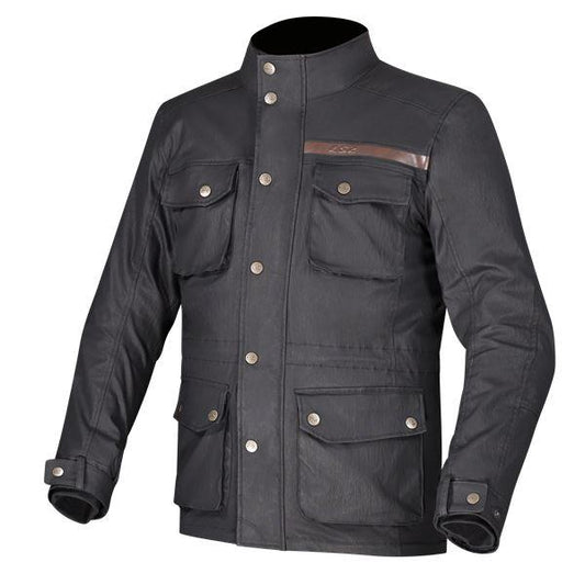 LS2 Liberty Black Jacket For Men (CE Class A Certified)