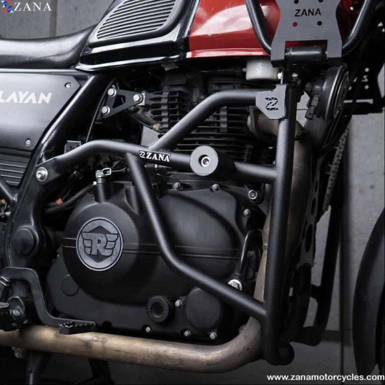 Leg Guard With Slider Himalayan Black BS6(2021-22) - ZI-8214