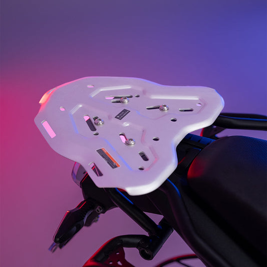 Legundary Custom BMW F450 GS Genesis Luggage Carrier Silver - CAR28782