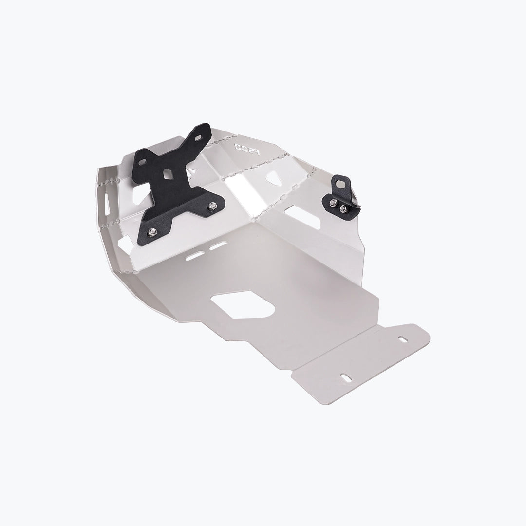 Legundary Custom BMW F900 GS Vambrace Bash Plate Silver - ENG24045