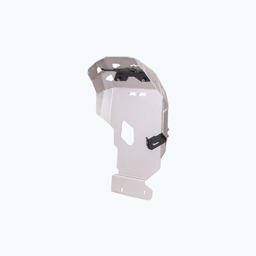 Legundary Custom BMW F900 GS Vambrace Bash Plate Silver - ENG24045