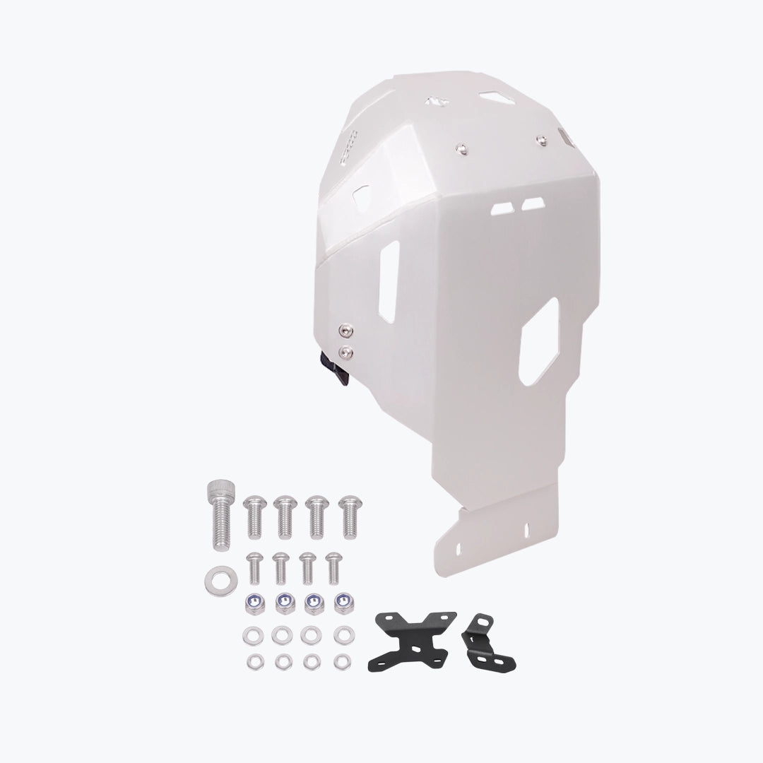 Legundary Custom BMW F900 GS Vambrace Bash Plate Silver - ENG24045
