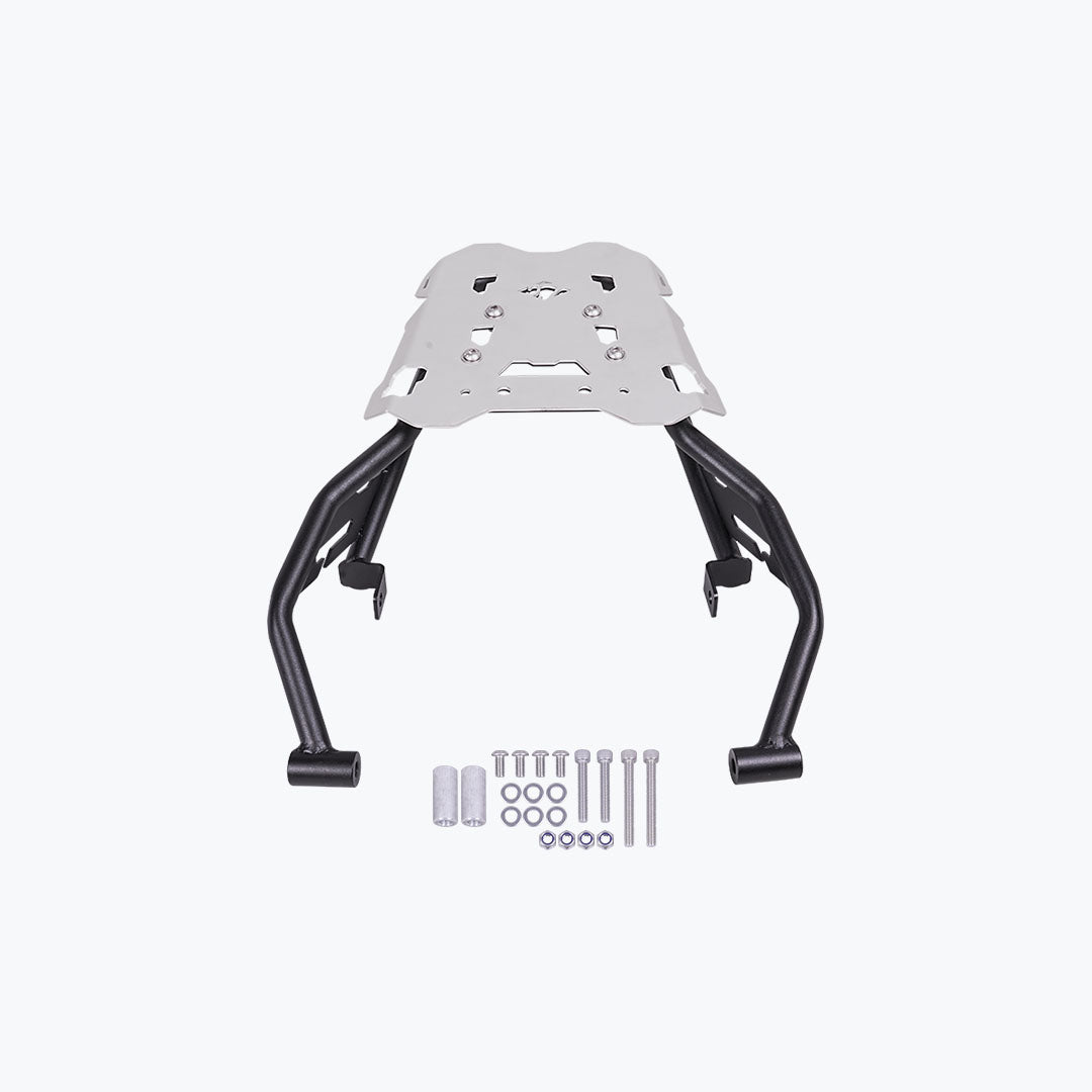Legundary Custom Hero Xpulse 210 Gopher Luggage Carrier Black and Silver - CAR21253