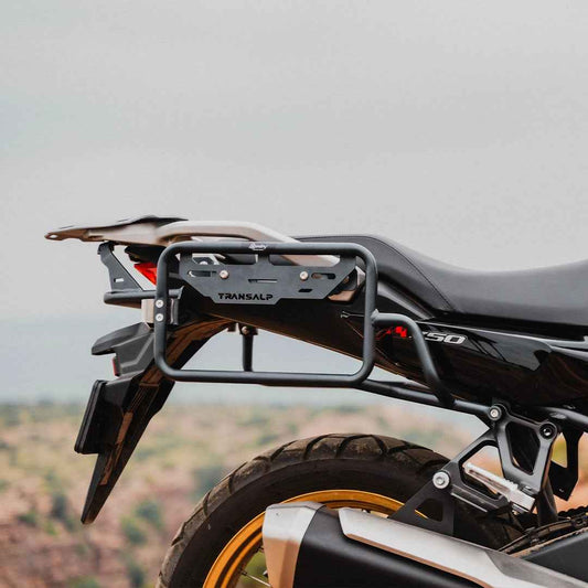 Legundary Custom Honda Transalp 750 Fort Knox Saddle Stay Black / Side Box Mount - SAD24027