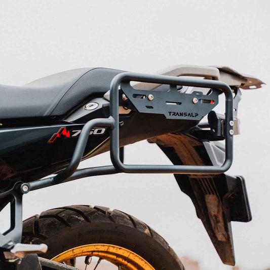 Legundary Custom Honda Transalp 750 Fort Knox Saddle Stay Black / Side Box Mount - SAD24027