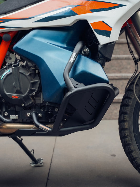 Legundary Custom KTM ADV 890 Bellator Lower Crash Guard Black - CRA20579