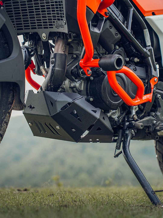 Legundary Custom KTM Adventure 390 (2025 Model) / 250 ADV / 390 ADV R / 390 ADV X+ / 390 ADV S 2025 Vambrace Bashplate Black - ENG20606