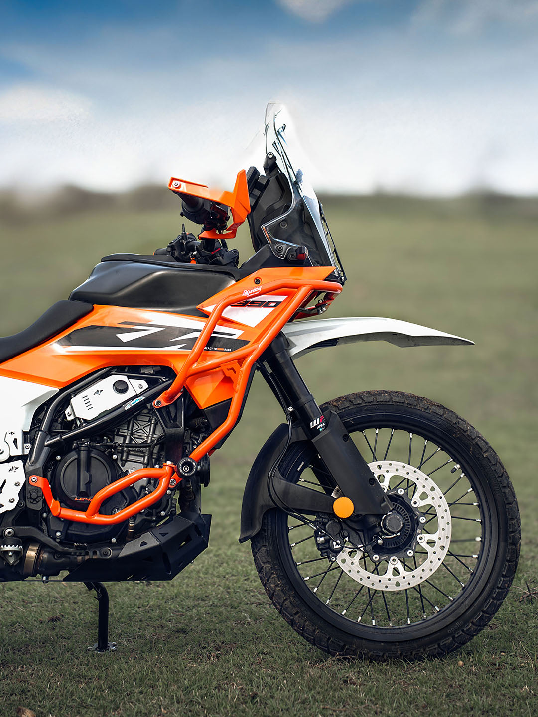 Legundary Custom KTM Adventure 390 (2025 model) 250 ADV390 ADV R390 ADV X+390 ADV S 2025 Raptor Crashguard Orange - CRA20602