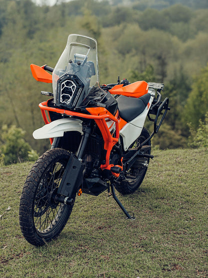Legundary Custom KTM Adventure 390 (2025 model)/ 250 ADV/390 ADV R/390 ADV X+/390 ADV S 2025 Raptor Crashguard Orange - CRA20602