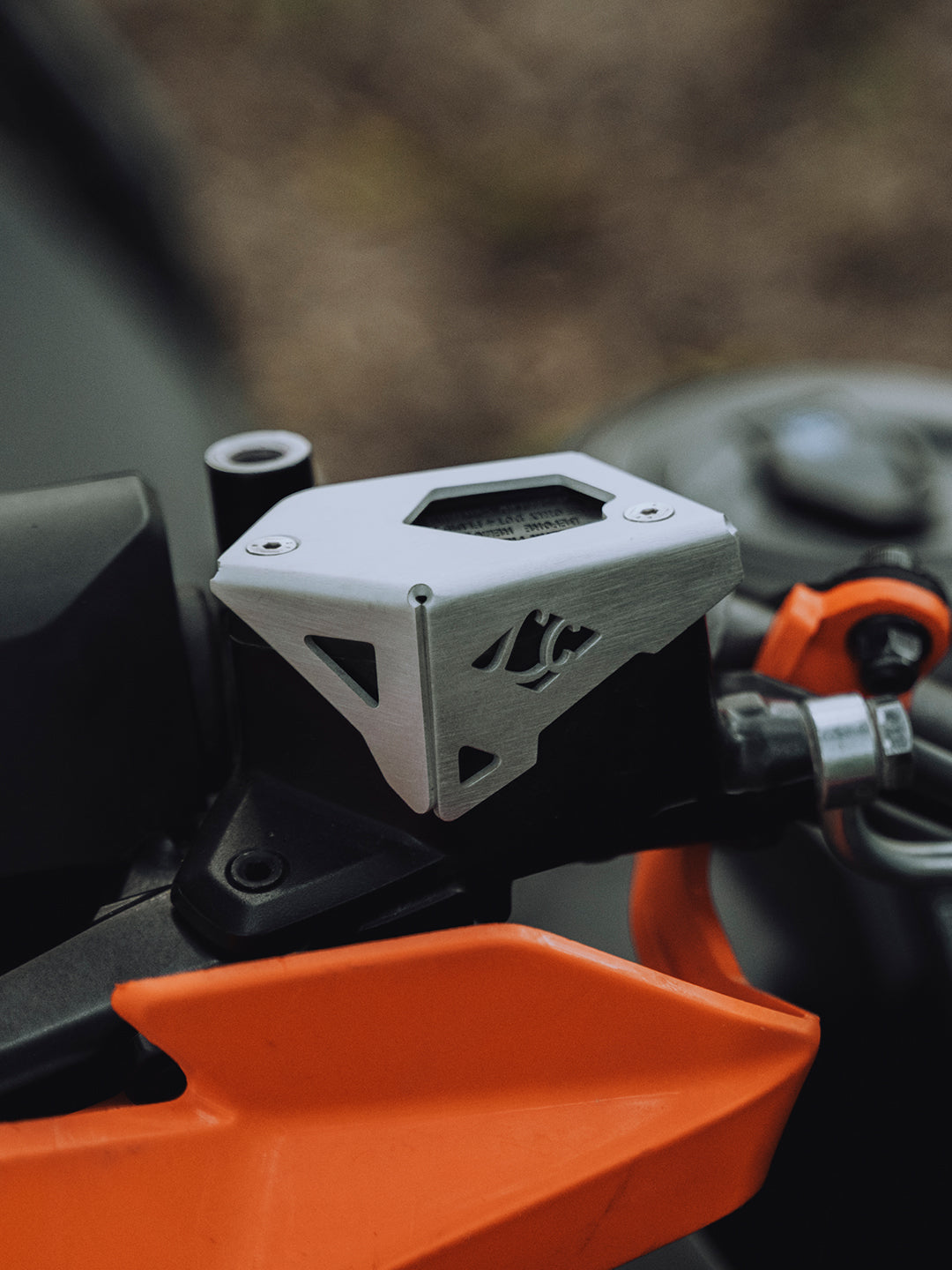 Legundary Custom KTM Adventure 390 (2025 model)/ 250 ADV/390 ADV R/390 ADV X+/390 ADV S 2025 Tricorn Front Oil Cap Silver - CAP20613