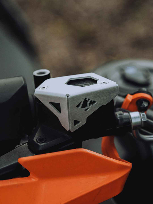 Legundary Custom KTM Adventure 390 (2025 model)/ 250 ADV/390 ADV R/390 ADV X+/390 ADV S 2025 Tricorn Front Oil Cap Silver - CAP20613
