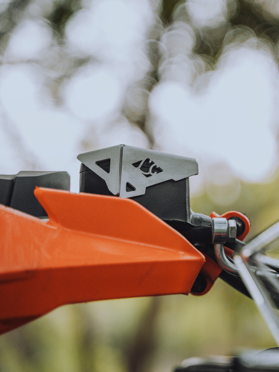 Legundary Custom KTM Adventure 390 (2025 model)/ 250 ADV/390 ADV R/390 ADV X+/390 ADV S 2025 Tricorn Front Oil Cap Silver - CAP20613