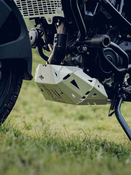 Legundary Custom KTM Adventure 390 (2025 model)/ 250 ADV/390 ADV R/390 ADV X+/390 ADV S 2025 Vambrace Bashplate Silver - ENG20607
