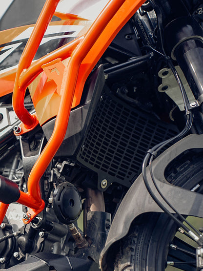 Legundary Custom KTM Adventure 390 (2025 model)/ 250 ADV/390 ADV R/390 ADV X+/390 ADV S 2025 Vector Radiator Grill Black - RAG20609