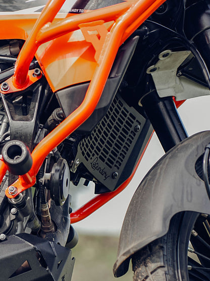 Legundary Custom KTM Adventure 390 (2025 model)/ 250 ADV/390 ADV R/390 ADV X+/390 ADV S 2025 Vector Radiator Grill Black - RAG20609