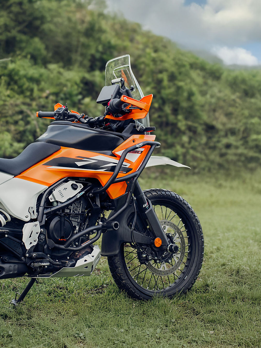 Legundary Custom KTM Adventure 390 (2025 model)/ KTM 250 ADV/390 ADV R/390 ADV X+/390 ADV S 2025 Raptor Crashguard Black - CRA20601