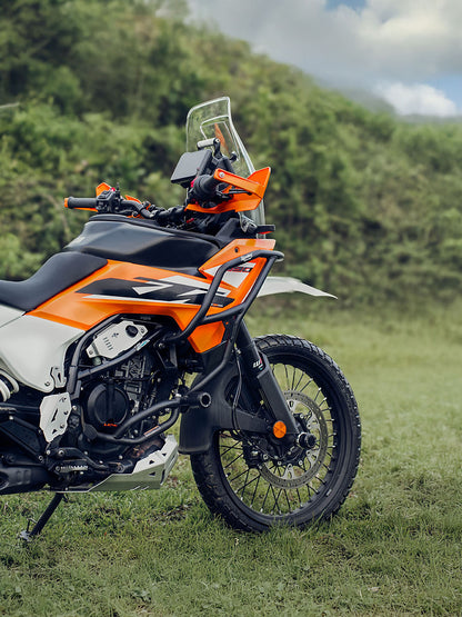 Legundary Custom KTM Adventure 390 (2025 model)/ KTM 250 ADV/390 ADV R/390 ADV X+/390 ADV S 2025 Raptor Crashguard Black - CRA20601