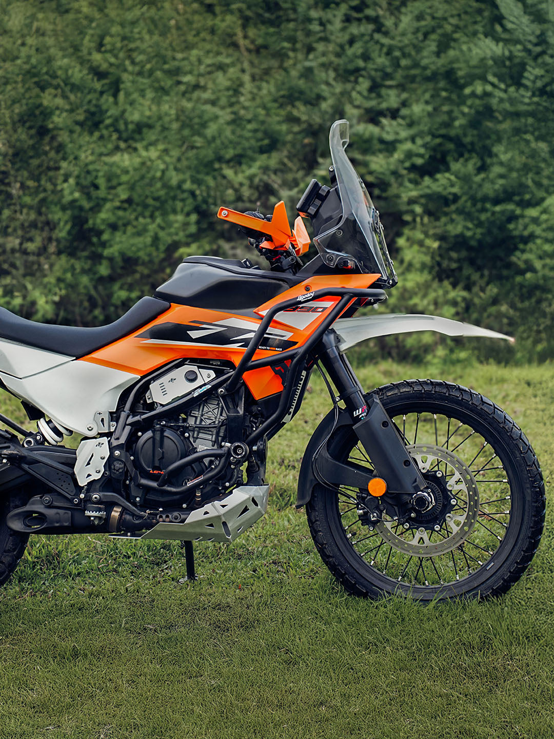 Legundary Custom KTM Adventure 390 (2025 model)/ KTM 250 ADV/390 ADV R/390 ADV X+/390 ADV S 2025 Raptor Crashguard Black - CRA20601