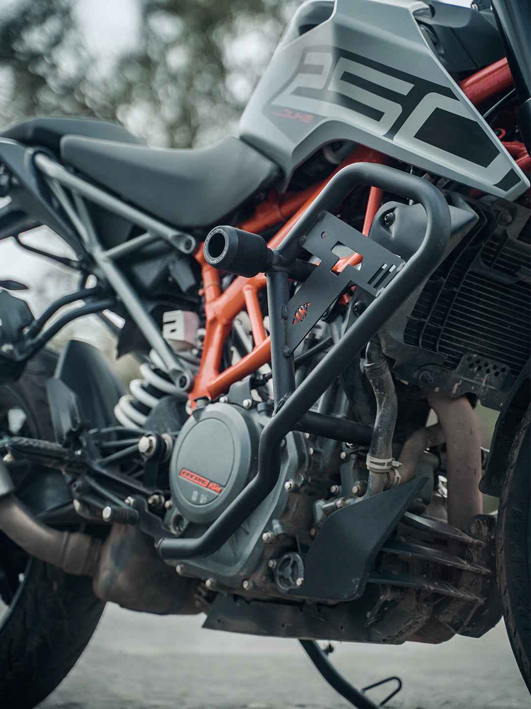 Legundary Custom KTM Duke 250 BS6 Gen 2 Pegasus Crashguard With Slider - CRA6687