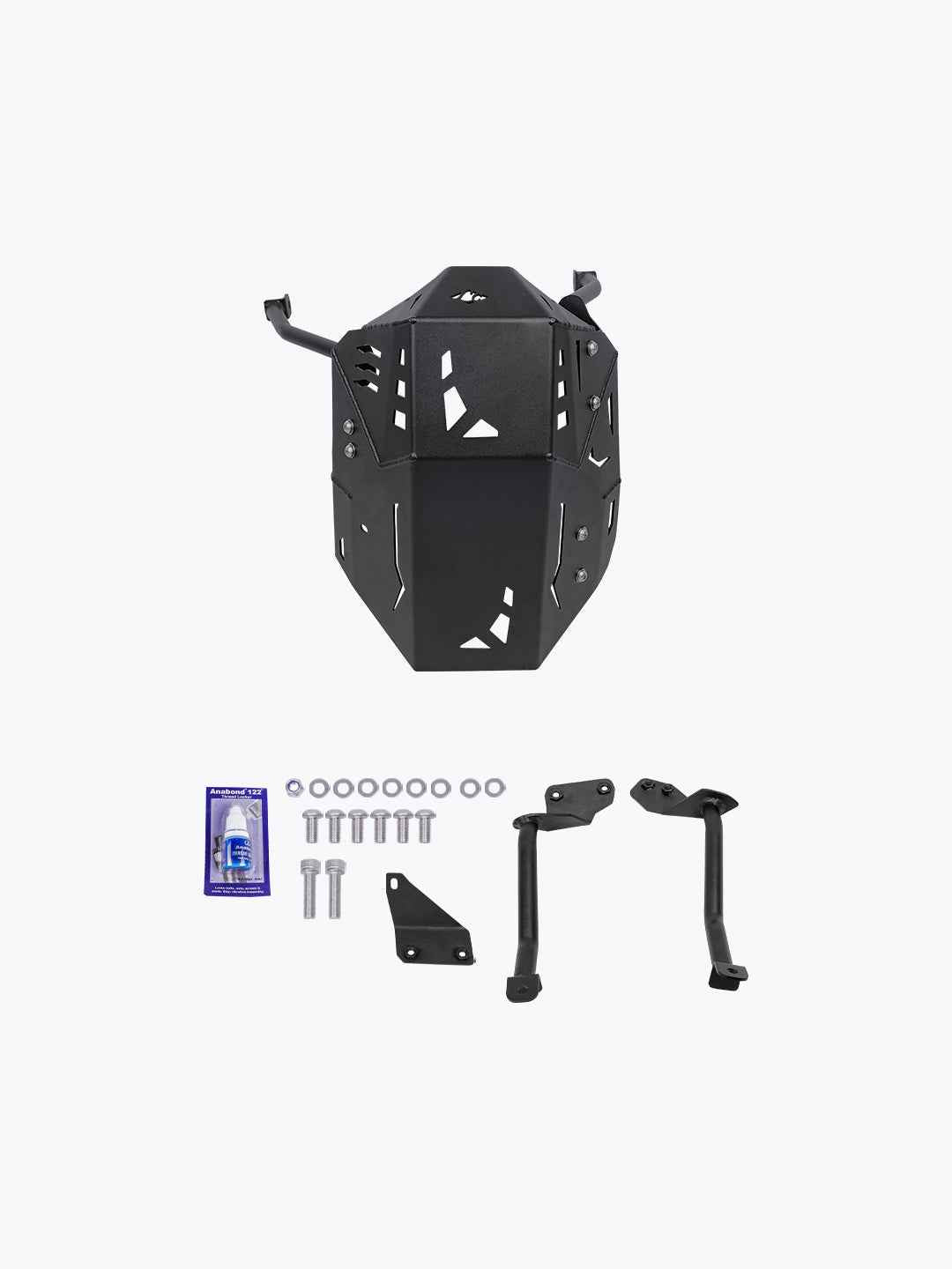 Legundary Custom Kawasaki Versys 650 Vambrace Bash Plate Black - ENG19727
