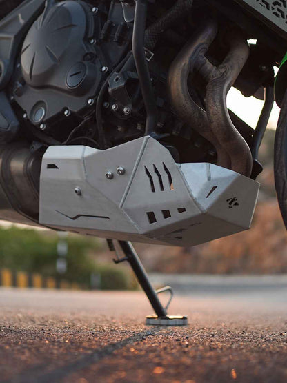 Legundary Custom Kawasaki Versys 650 Vambrace Bash Plate Black - ENG19727