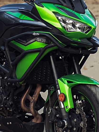 Legundary Custom Kawasaki Versys 650 Vector Radiator Grill Black - RAG19725