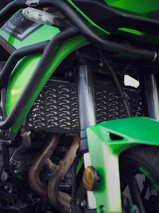 Legundary Custom Kawasaki Versys 650 Vector Radiator Grill Black - RAG19725
