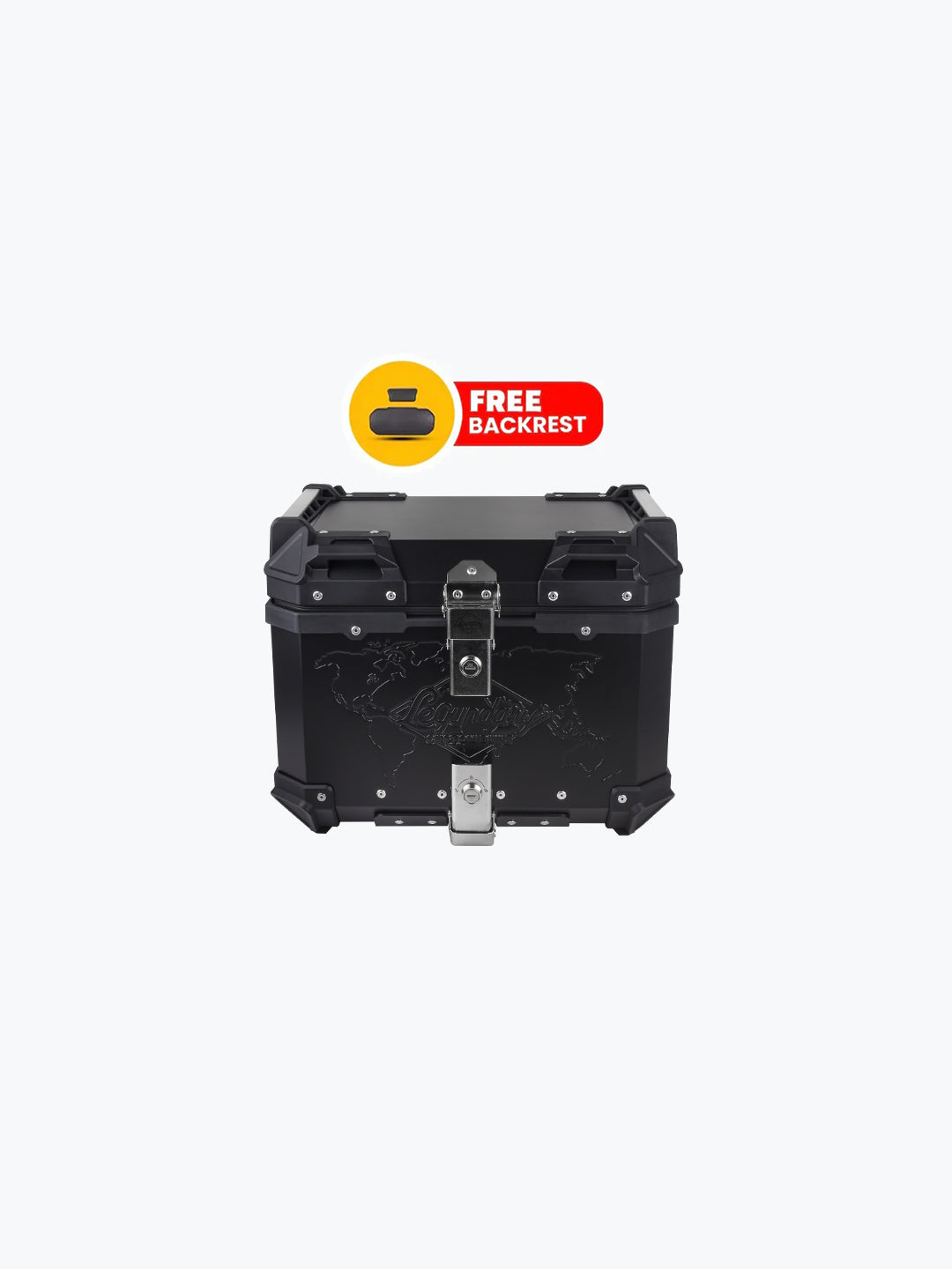 Legundary Custom RE Bear 650 Fort Knox Series TC 45L Aluminium With Backrest Pad - TOP14466