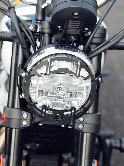 Legundary Custom RE Bear 650 Mig Headlight Grill With Number Plate - GRG18774