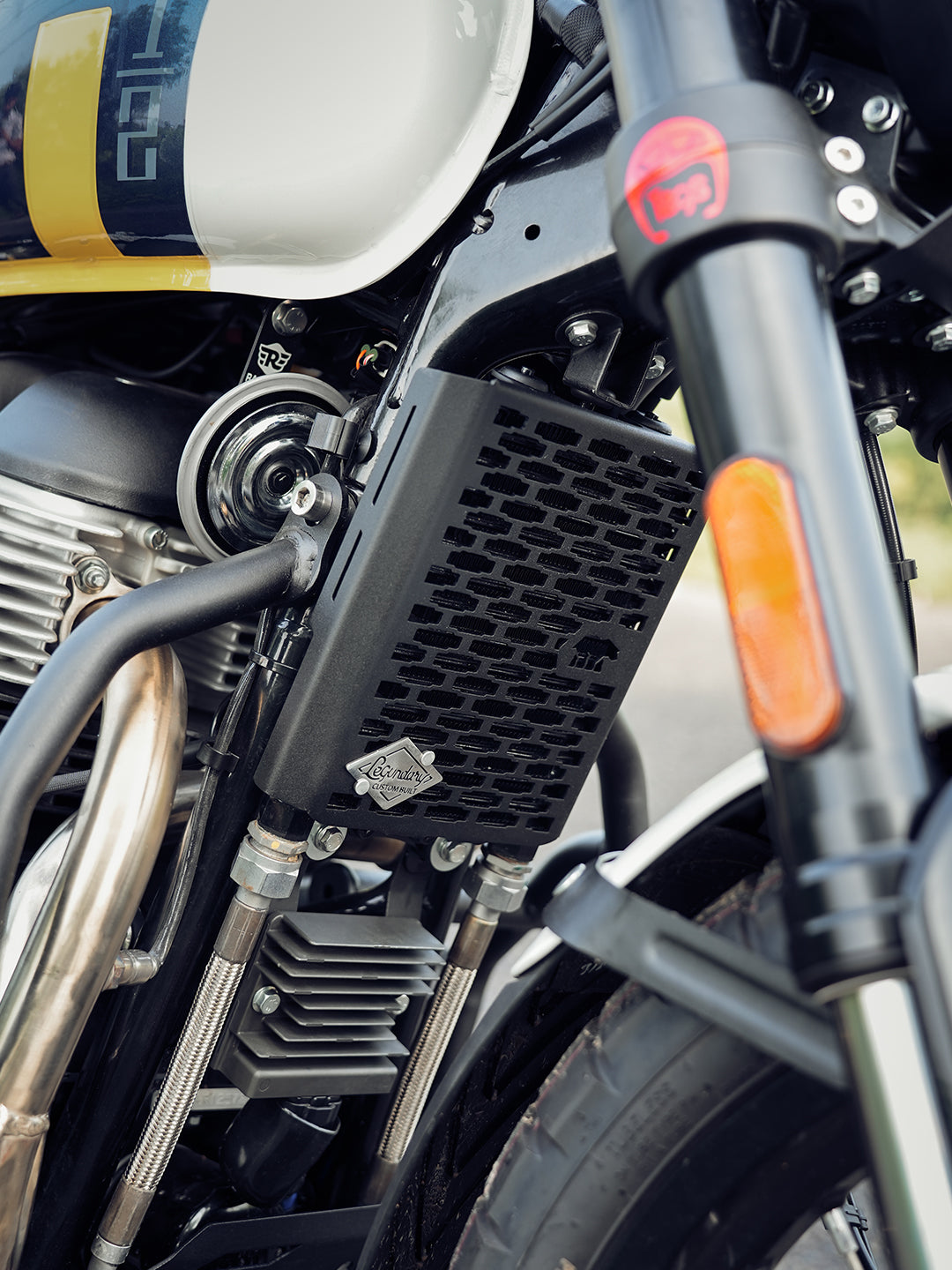 Legundary Custom RE Bear 650 Ventus Radiator Grill Mild Steel - RAG18776