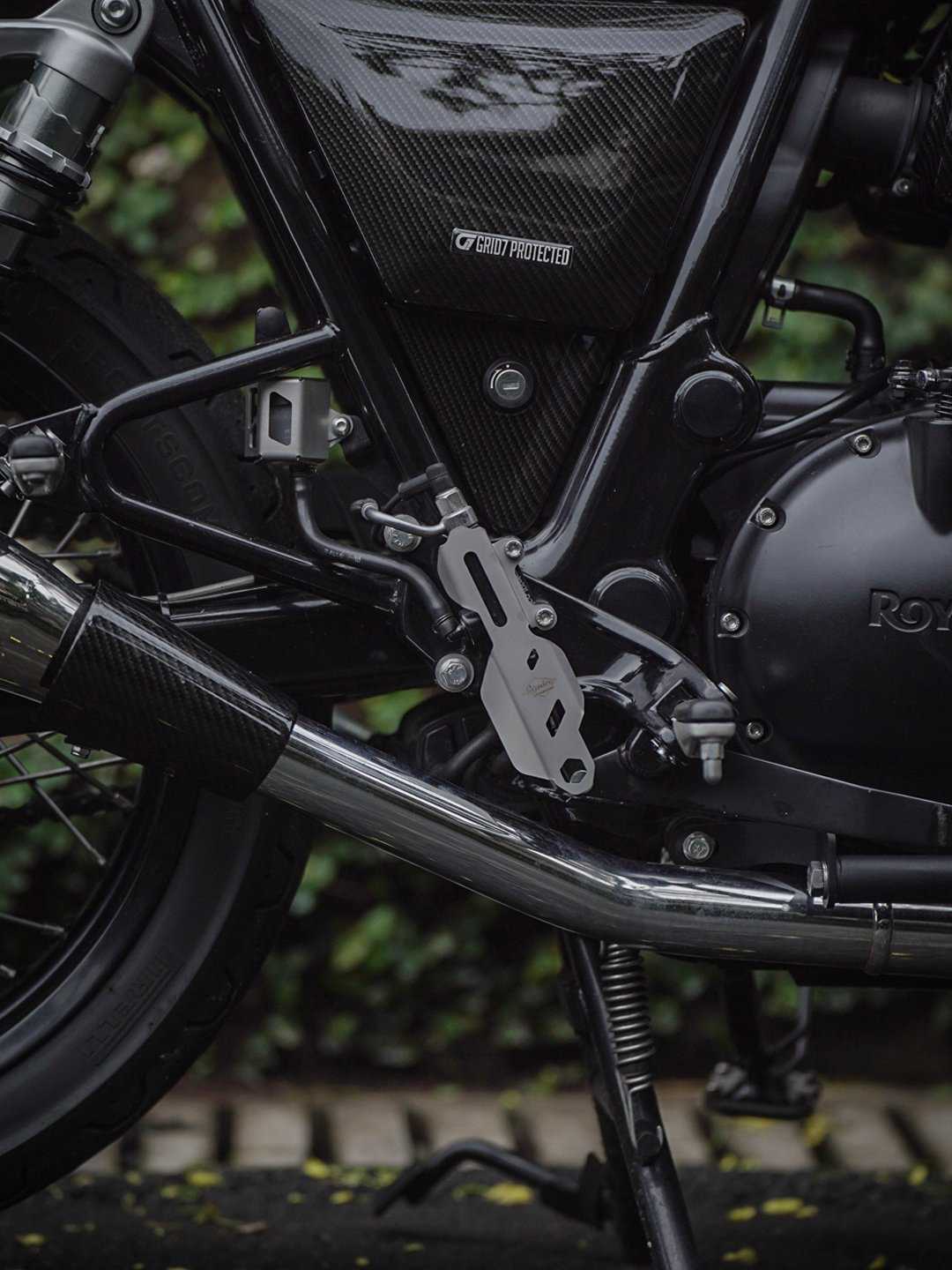 Legundary Custom RE Continental GT Master Cylinder Guard SS - CAP2221