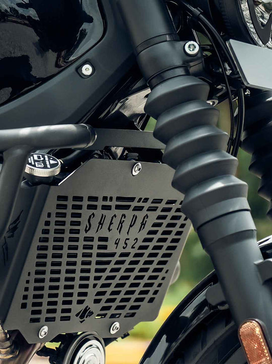 Legundary Custom RE Guerrilla 450 Sherpa Radiator Grill Mild Steel - RAG17866