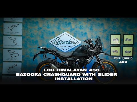 Legundary Custom RE Himalayan 450 Bazooka Crashguard With Slider - CRA13609