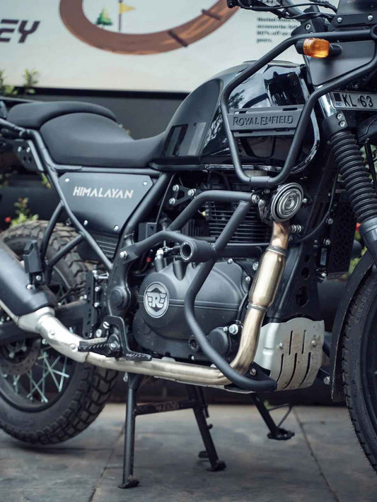 Legundary Custom RE Himalayan BS6 Bazooka Big Crash Guard With Big Slider - CRA3678