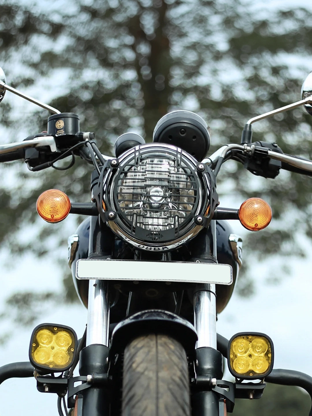 Legundary Custom RE Meteor 350 MIG Headlight Grill - GRG0858