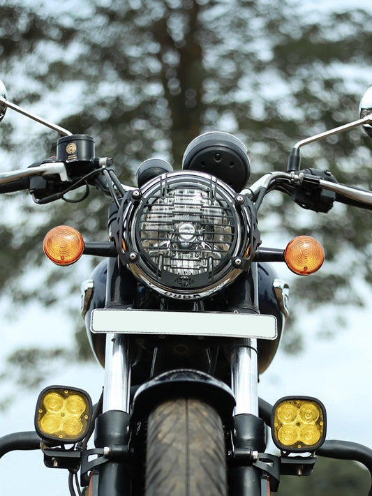 Legundary Custom RE Meteor 350 MIG Headlight Grill - GRG0858