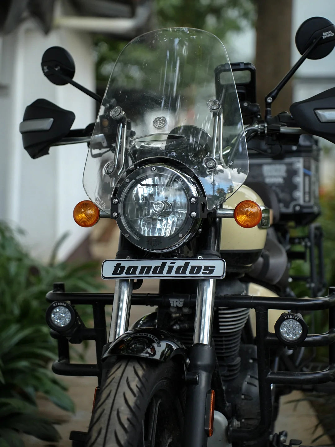 Legundary Custom RE Meteor 350 Oculus Headlight Shield - GRG8505