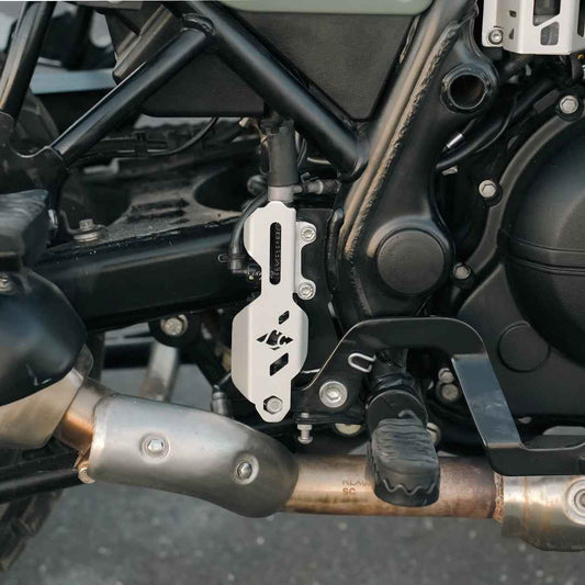 Legundary Custom RE Scram 440 Buckler Master Cylinder Guard Silver - CAP26473