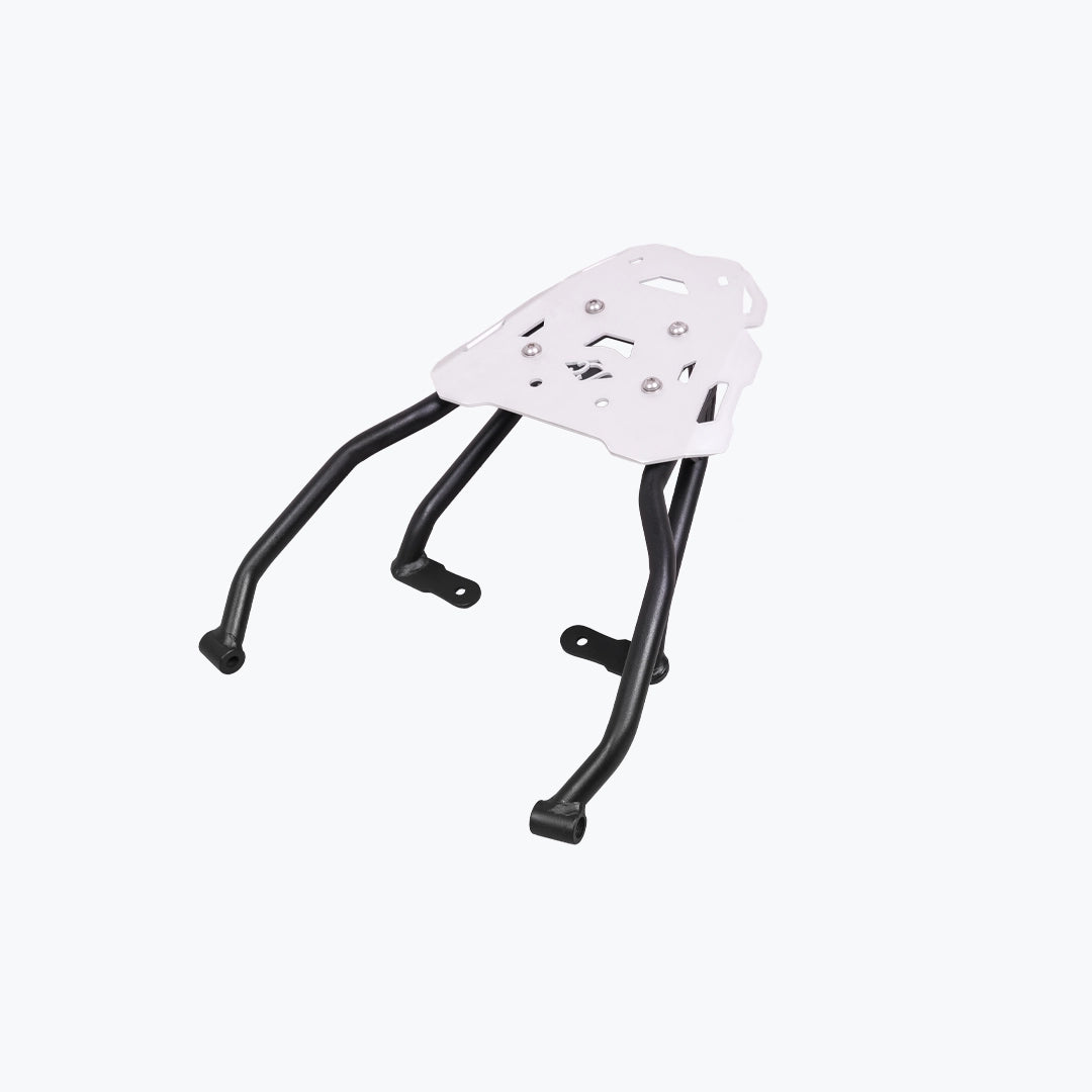 Legundary Custom RE Scram 440 Gopher Luggage Carrier Silver - CAR26477